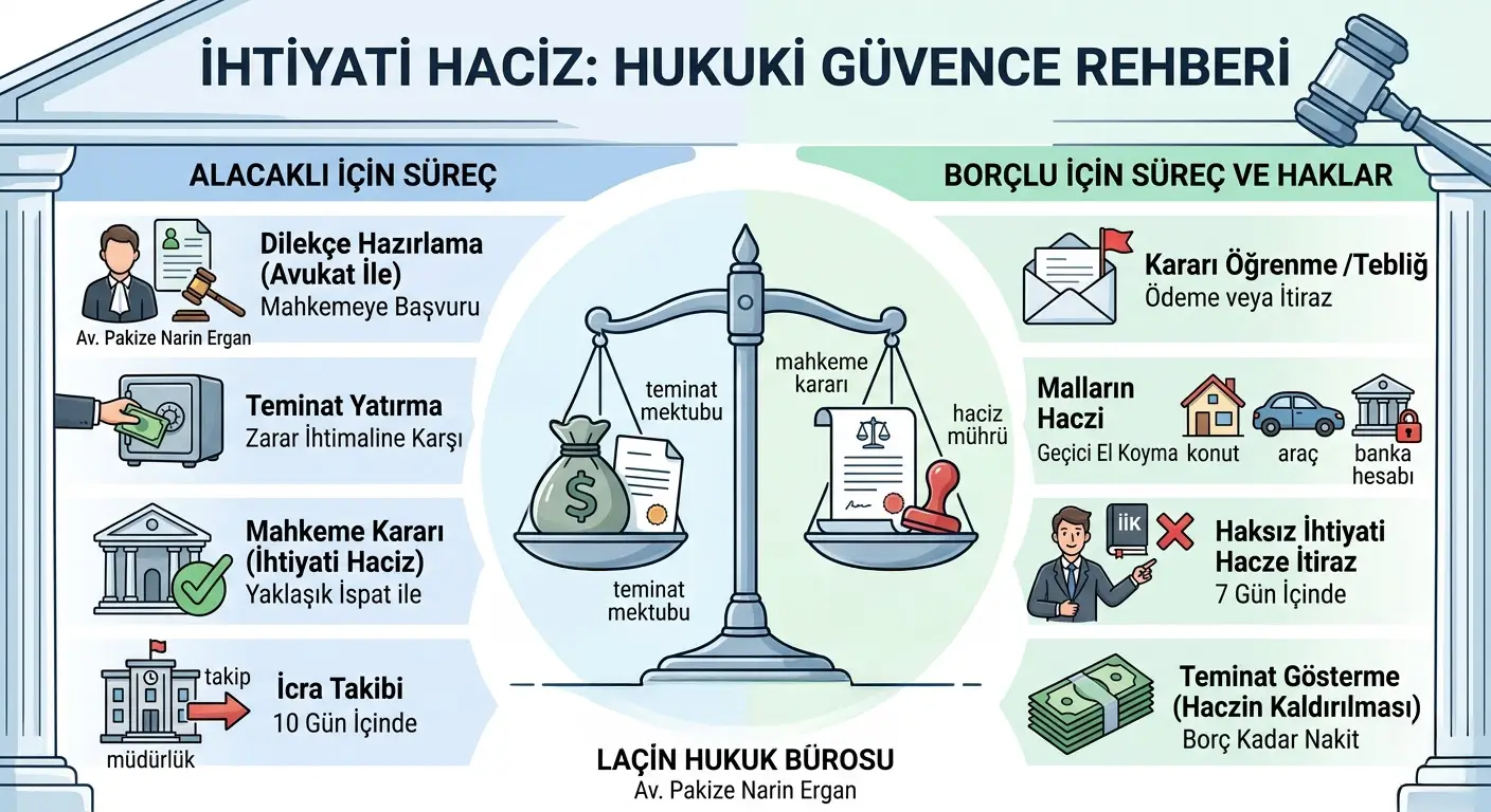 ihtiyati haciz şeması