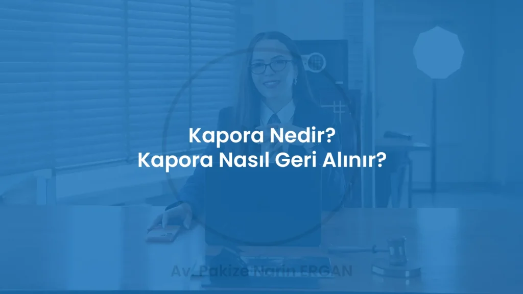 kapora nedir